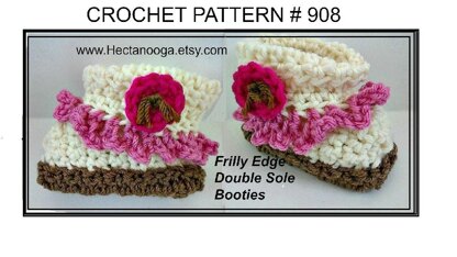 908-Frilly Edge Booties