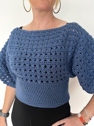 DenimLaceTop