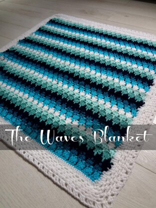 Waves and Pebbles Blanket