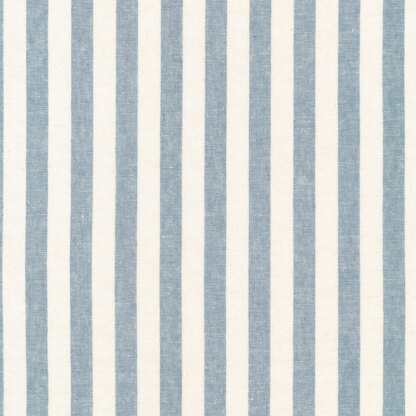 Robert Kaufman Essex Classic Wovens - Thick Stripe Chambray 