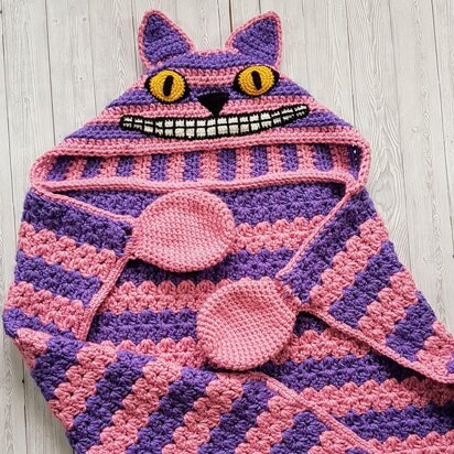 Cheshire Cat Hooded Blanket