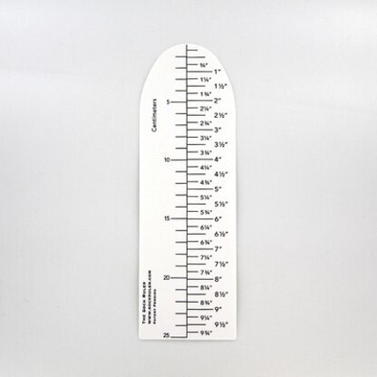 Acrylic Ruler  Matte Black Count on Me