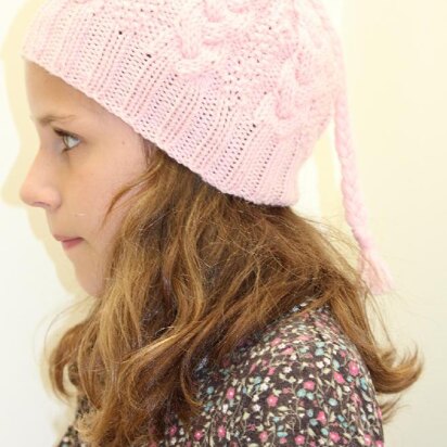 Rapunzel's Braid Beanie - knitting pattern