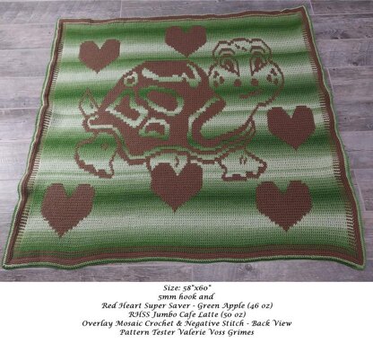 LovePrints Turtle Blanket