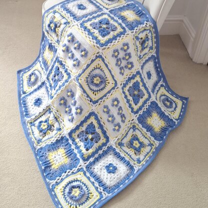 Forget Me Not Blanket
