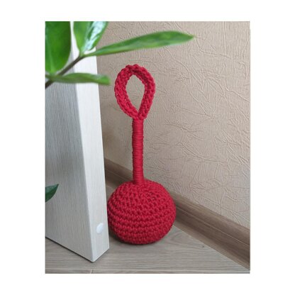 Crochet door stopper