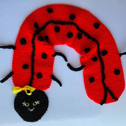 Lady Bug Scarf