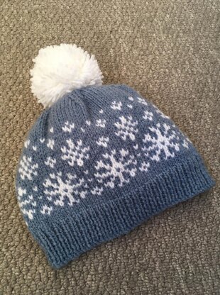 Snowfall hat