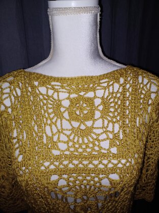 Crochet Floral Lace Top