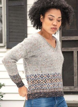 Waverly Sweater in Berroco Providence - Downloadable PDF