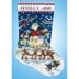 Design Works Light the Night Stocking Cross Stitch Kit - 43cm