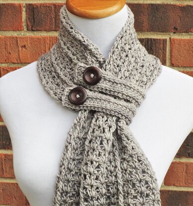 Hartford Buttoned Scarf