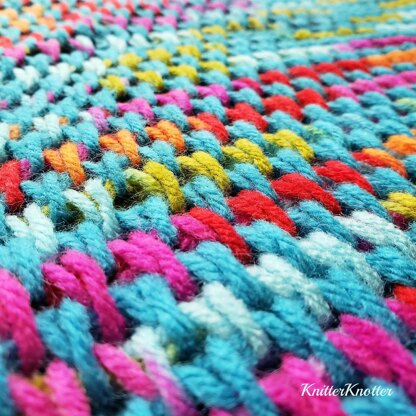 Turquoise Fiesta Shawl