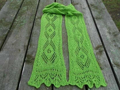 Estonian Spring Lace Scarf