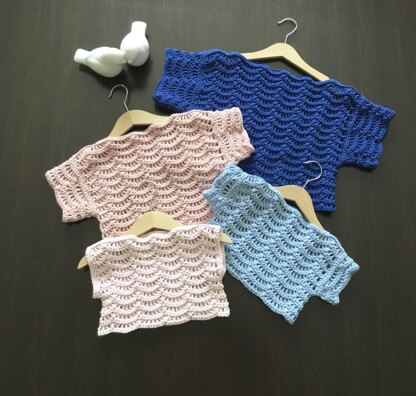 Pretty Waves Summer Sweater N 612