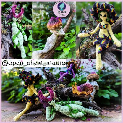 Garden Fae Amigurumi Doll