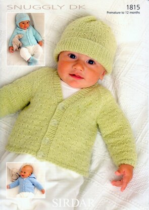Cardigans, Hats, Mittens & Bootees in Sirdar Snuggly DK - 1815