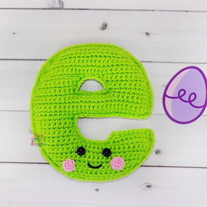 Lower Case Letter e Kawaii Cuddler®