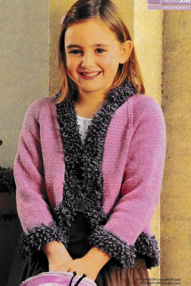 Loop Edge Cardigan Knitting pattern by Sian Brown LoveCrafts