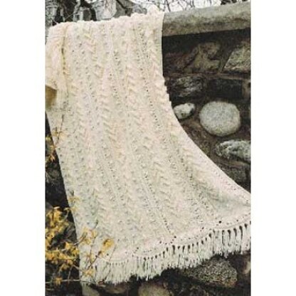 Chevron Popcorn Shawl in Patons Canadiana