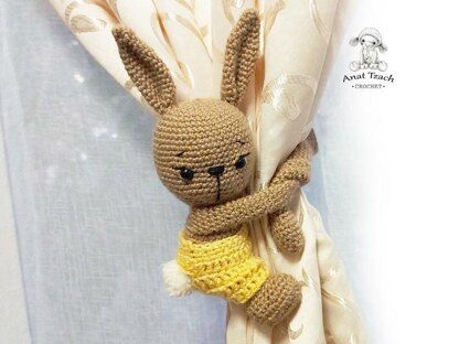 Rabbit Curtain Tie back