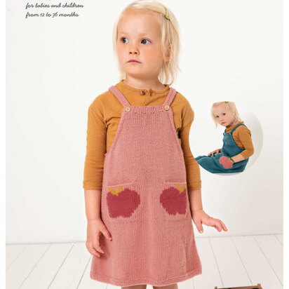 Dungarees and Dress in Rico Baby Cotton Soft DK - 991 - Downloadable PDF