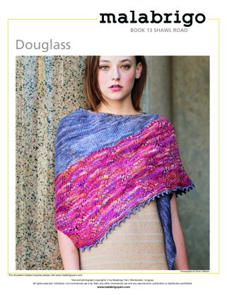 Douglass Shawl in Malabrigo Rastita - Downloadable PDF