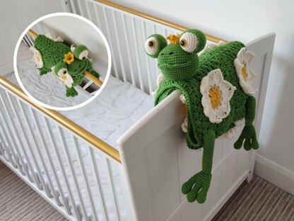 3in1 Jungle Frog Baby Blanket