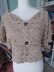 Beige Crochet Floral Lace Cardigan