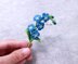 Forget me not brooch