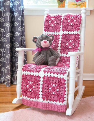 Leisure Arts Granny Square Baby Afghans Crochet eBook