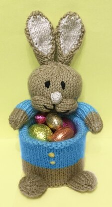 Easter Peter Rabbit Tin Pot 13 cms tall
