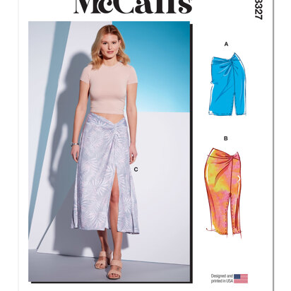 McCall's Misses' Knit Skirts M8327 - Sewing Pattern
