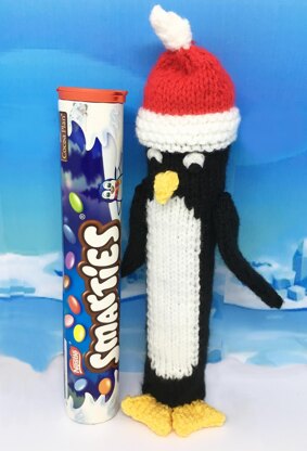 Penguin Christmas chocolate holders/gift bags