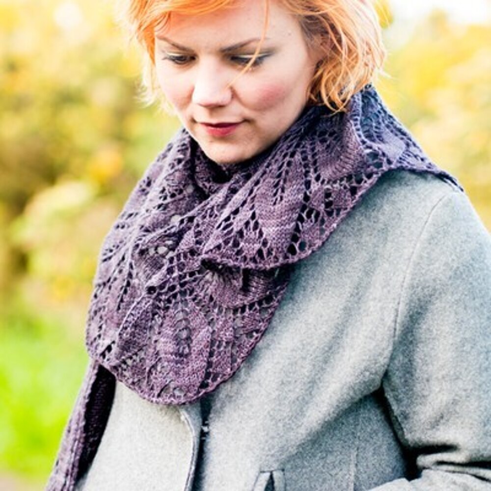 Orchid Shawl, outlet wool