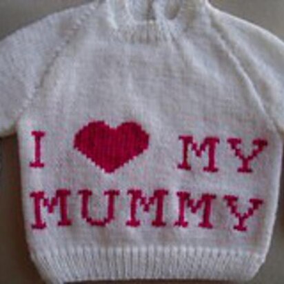 “I ♥ My Mummy” Sweater