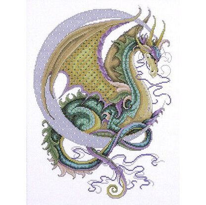 Design Works Celestial Dragon Cross Stitch Kit - 28cm x 38cm