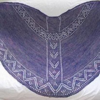 Follow the Leader Faroese Shawl - knitting pattern