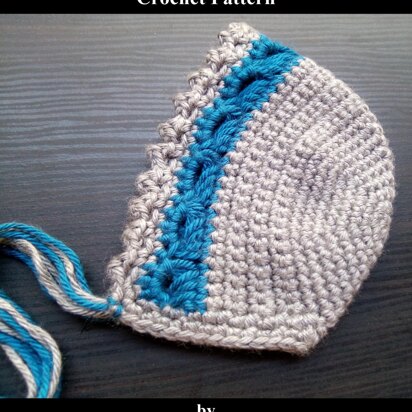 Picots Bonnet Hat | Crochet Pattern | Infant Size