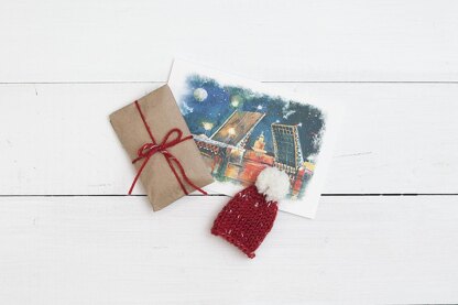 Mini Santa hat - Christmas Brooch + Video tips