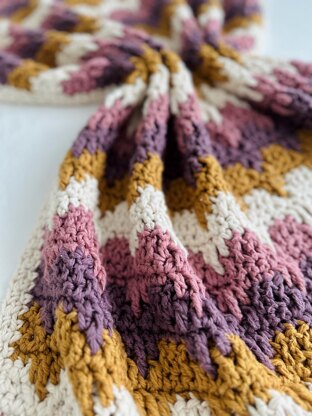 Sunset Stroll(er) Blanket Crochet Kit