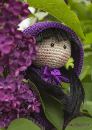 Iris flower Doll