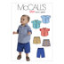 McCall's Infants' Shirts Shorts And Pants M6016 - Paper Pattern Size All Sizes In One Envelope
