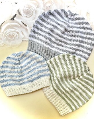 Striped Baby Hat