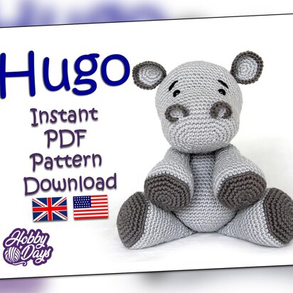 Amigurumi Hugo the Hippo