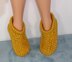 Ladies Simple Super Chunky Slippers Circular