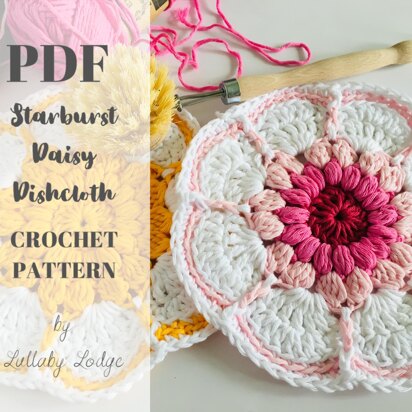 Starburst Daisy Dishcloth