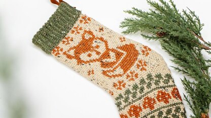 Woodland Fox Stocking