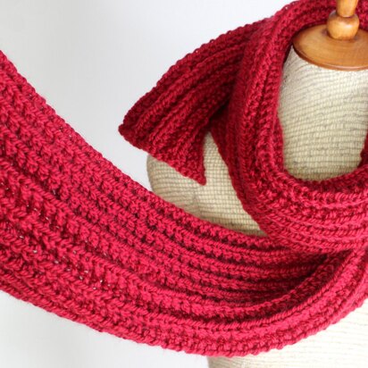 Hot Frosty Scarf Replica - knitting pattern