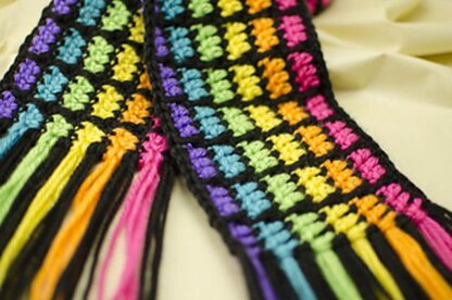 Easy Rainbow Scarf